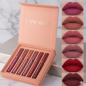 Home velvet long lasting waterproof non transfer liquid matte lipstick set of 6